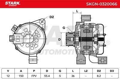генератор STARK SKGN-0320066