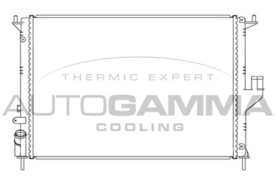 AUTOGAMMA 105783 Радиатор охлаждения двигателя  для DACIA (Дача)