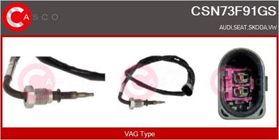 SENZOR TEMPERATURA GAZE EVACUARE