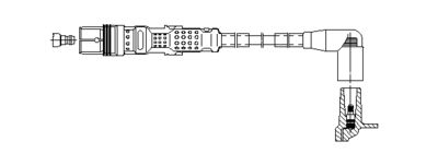 Провод зажигания BREMI 1A02F63 для VW FOX