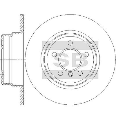 спирачен диск Hi-Q SD5213