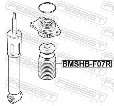 Protective Cap/Bellow, shock absorber BMSHB-F07R