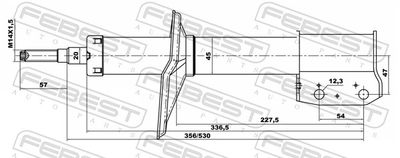 AMORTIZOR FEBEST 24666258F 1