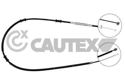 Тросик, cтояночный тормоз CAUTEX 761027 для FIAT DOBLO