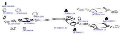Изпускателна система OPTIMAL OP-EXSRN405