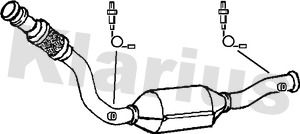 KLARIUS 321588 Катализатор  для PEUGEOT 307 Break (3E) 2.0