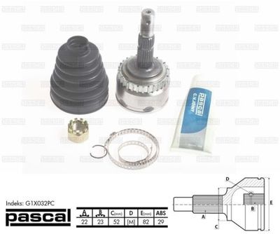 Joint Kit, drive shaft G1X032PC