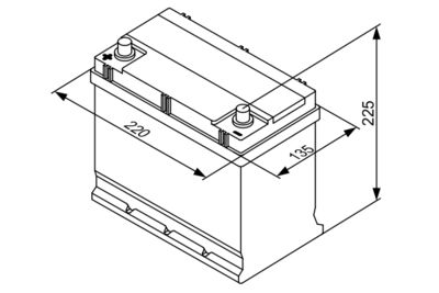 Starter Battery 0 092 S30 170