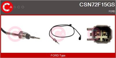 SENZOR TEMPERATURA GAZE EVACUARE