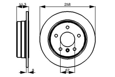 Brake Disc 0 986 479 B36