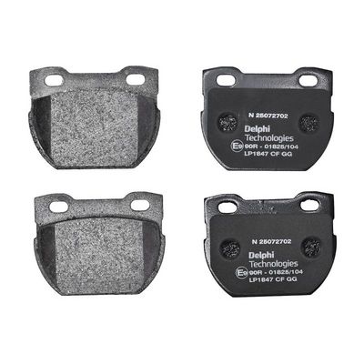 BREMSBELAGSATZ SCHEIBENBREMSE DELPHI LP1847 1