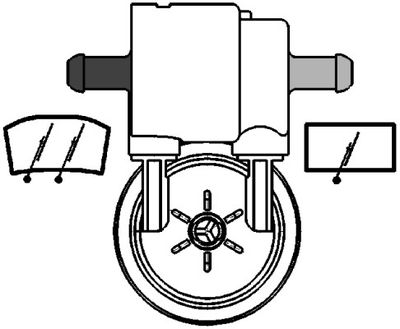 Washer Fluid Pump, window cleaning 8TW 005 206-031