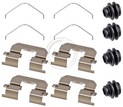 Priedų komplektas, diskinių stabdžių trinkelės