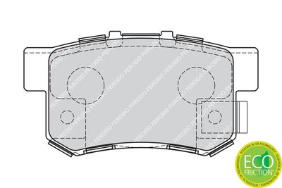 Brake Pad Set, disc brake FDB1679