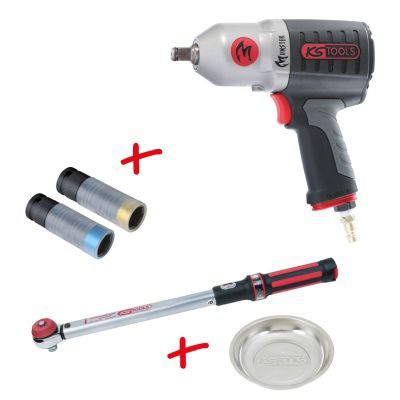 Ks Tools - Súprava rázového uťahováka 1/2"