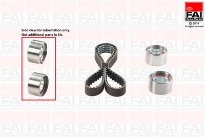 TBK504 FAI AutoParts Комплект ремня ГРМ