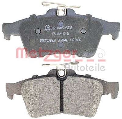 Brake Pad Set, disc brake 1170006