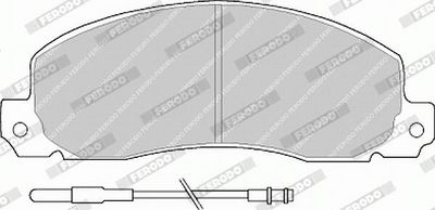 SET PLACUTE FRANA FRANA DISC FERODO FVR414 2
