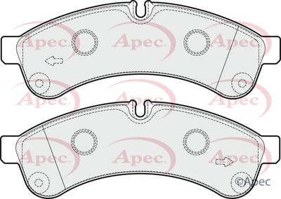 Brake Pad Set APEC PAD1645