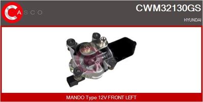Двигатель стеклоочистителя CASCO CWM32130GS для HYUNDAI SONATA