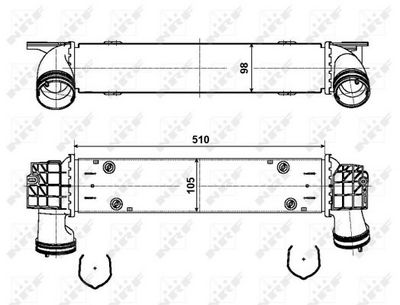 INTERCOOLER COMPRESOR NRF 30907A 4