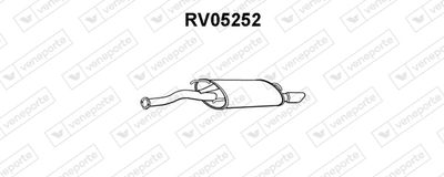 Глушитель выхлопных газов конечный VENEPORTE RV05252 для ROVER 45