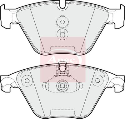 APEC Brake Pad Set, disc brake PAD1774