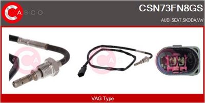 SENZOR TEMPERATURA GAZE EVACUARE