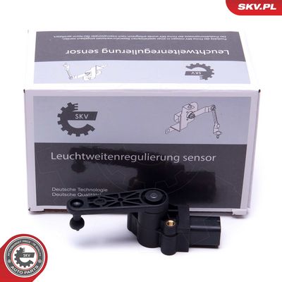 Jutiklis, žibintų diapazono reguliavimas