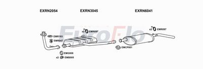 Układ wydechowy EUROFLO RNMAS24D7001B