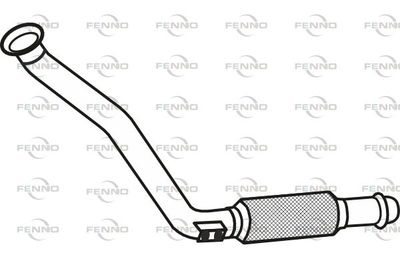 Rura wydechowa FENNO P3756