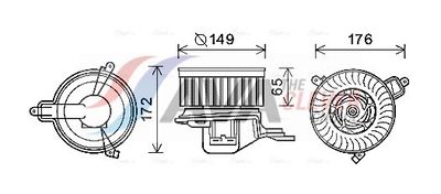 VENTILATOR HABITACLU AVA Clever Choice CN8291