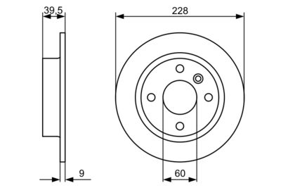 спирачен диск BOSCH 0 986 478 644