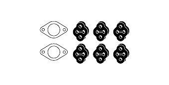SET MONTARE SISTEM DE ESAPAMENT HJS 82447662