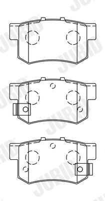 Brake Pad Set, disc brake 572138J