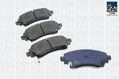 комплект спирачно феродо, дискови спирачки FAI AutoParts FPBP355
