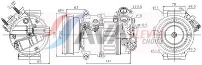 COMPRESOR CLIMATIZARE AVA Clever Choice VOAK314