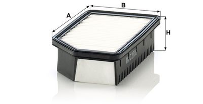 Luchtfilter (Patroon) past: KIA RIO III 1.2/1.25/1.25LPG 09.11-12.17