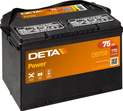 Стартерная аккумуляторная батарея DETA DB708 для HUMMER H2