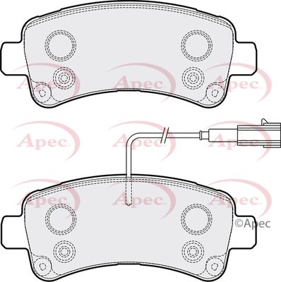 Brake Pad Set APEC PAD2125