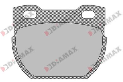 DIAMAX N09443 Тормозные колодки и сигнализаторы  для LAND ROVER DEFENDER Pick Up (L316) 2.4 Td4 4x4 (L317)