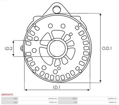 Protective Cap, alternator ABR5047S