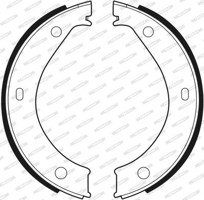 BREMSBACKENSATZ FESTSTELLBREMSE FERODO FSB272 2