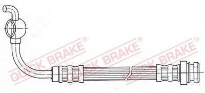 Тормозной шланг QUICK BRAKE 50.047 для MAZDA MX-5