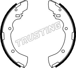 Комплект тормозных колодок TRUSTING 064.164 для MITSUBISHI L300