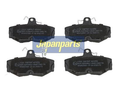 JAPANPARTS Stabdžių trinkelių rinkinys, diskinis stabdys