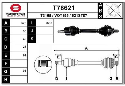 ANTRIEBSWELLE EAI T78621