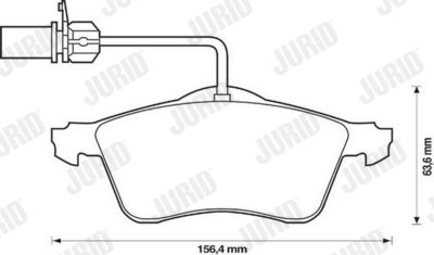 Brake Pad Set, disc brake 573106J