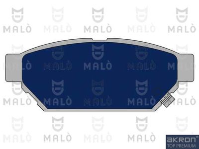 Комплект тормозных колодок, дисковый тормоз AKRON-MALÒ 1050562 для MITSUBISHI MIRAGE