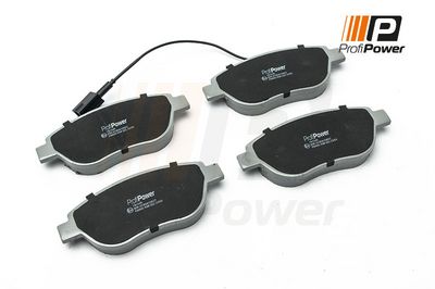 stabdžių trinkelių rinkinys, diskinis stabdys 1B1045 ProfiPower